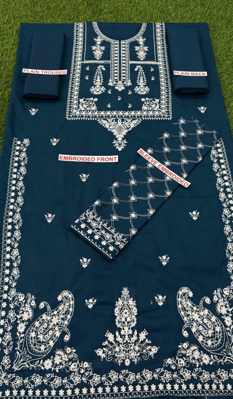 Tawakkal Embroidery lawn 2pc