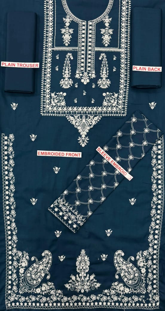 Tawakkal Embroidery lawn 2pc