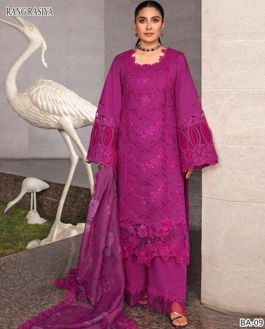 RANG RASIYA Embroidery lawn 3pc