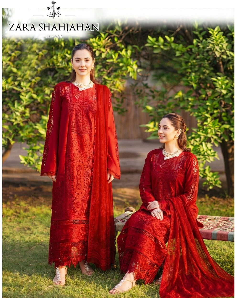 ZARA SHAHJAHAN HEAVY CHICKEN KARI LAWN EMBROIDERED 3PC