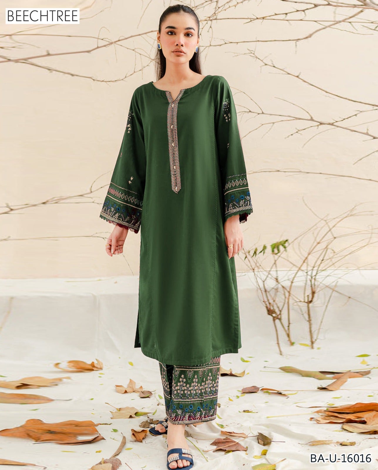 Beechtree Embroidery lawn 2pc