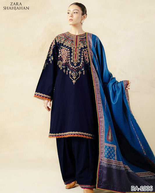 Zara shahjaha embroidery lawn 2pc