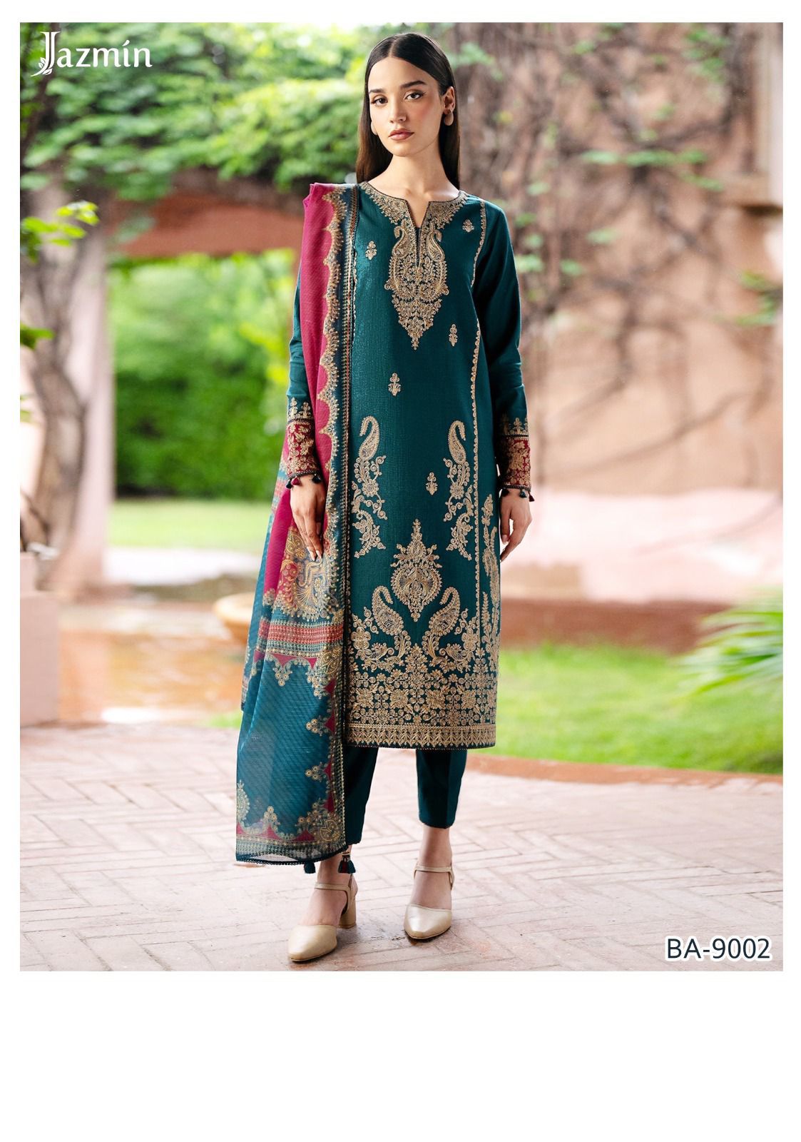 Jazmin Embroidery lawn 2pc