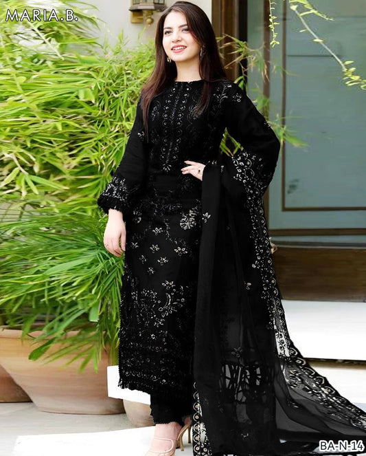 Maria B Embroidery lawn 3pc