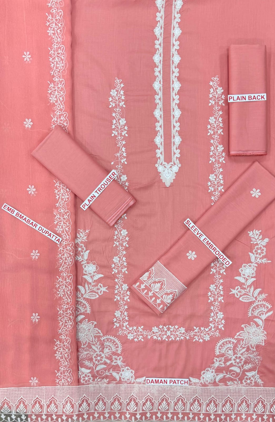 Zarqash Embroidery lawn 3pc
